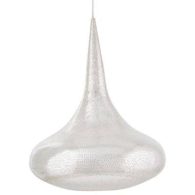 Large Silver Sufi Pendant by LightLove - Starlight Lighting USA and Canada